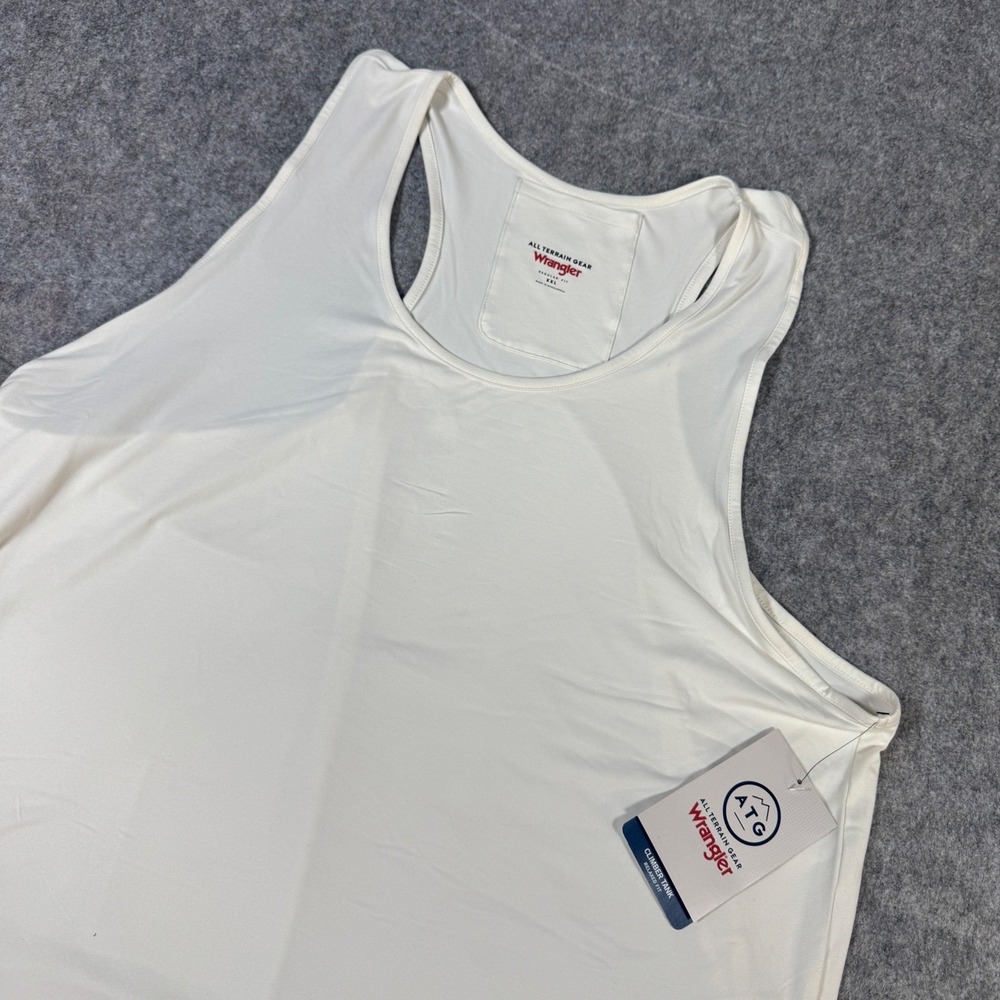 Wrangler ATG All Terrain Gear White Climber Tank Top XXL 112333838 Activewear
